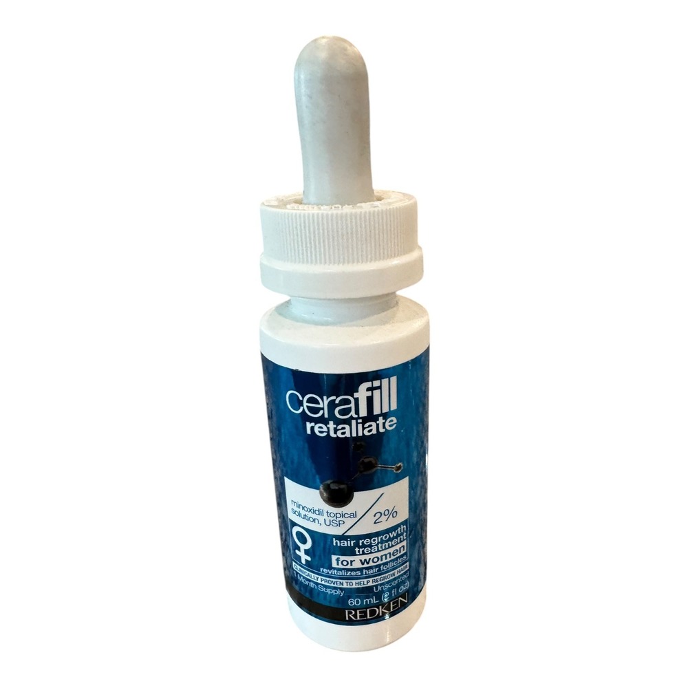 Cerafill Retaliate Hair Regrowth Treatment Women 2% Minoxidil 2‎ fl oz 50% full